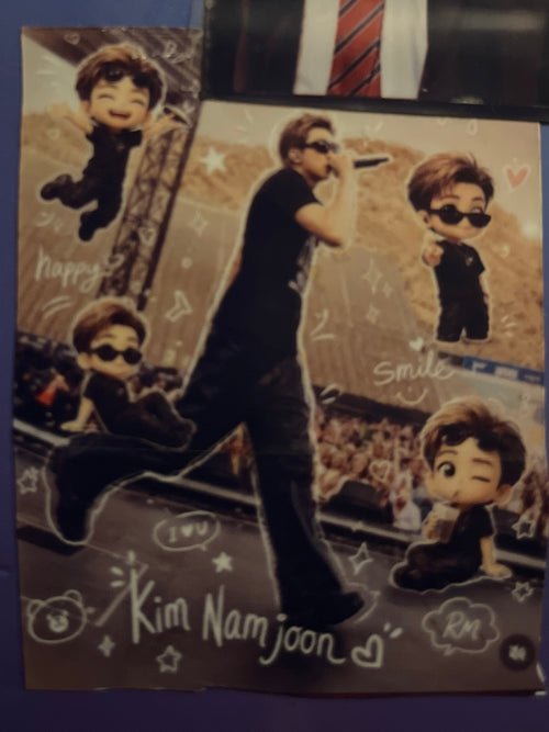 Custom band stickers