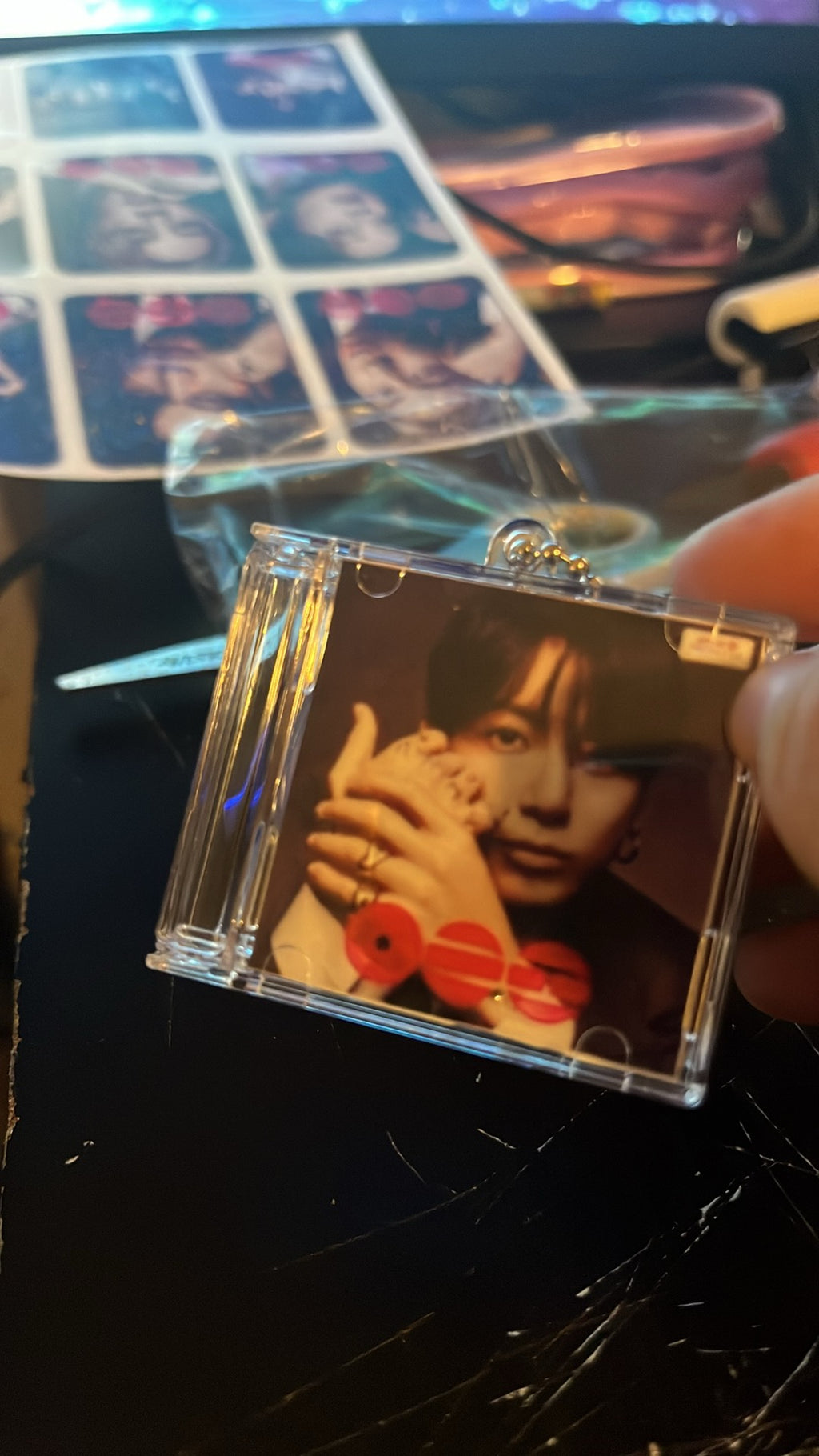 Custom cd keychain